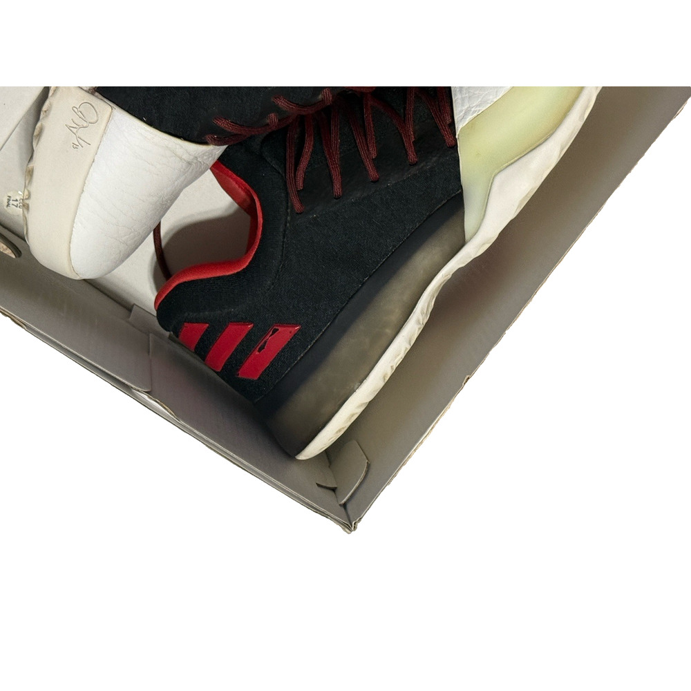 Rare Adidas Harden Vol. 1 Pioneer 2016 Sz 8 Black Red White Sneakers Box BW0456 - Picture 3 of 15